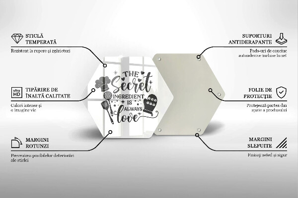 Tagliere in vetro temperato Iscrizione frase