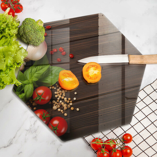 Tagliere in vetro temperato Verdure sul tavolo