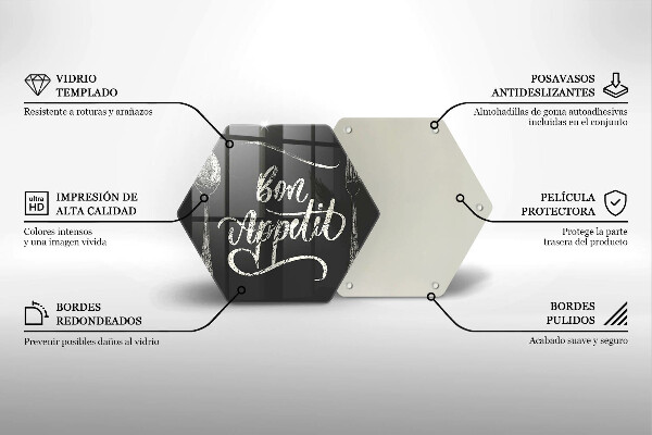 Tagliere in vetro temperato Bon Appetit