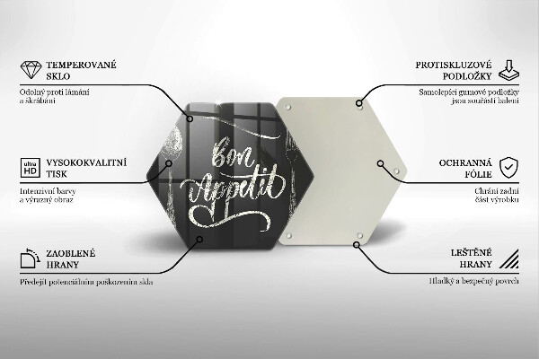 Tagliere in vetro temperato Bon Appetit