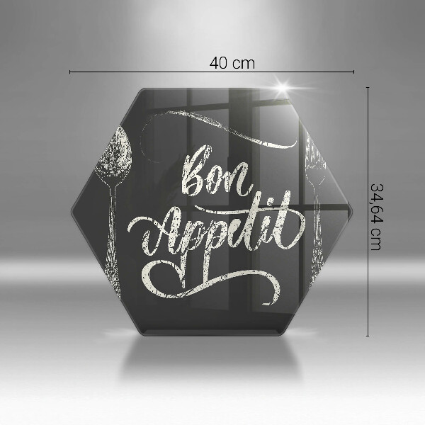 Tagliere in vetro temperato Bon Appetit