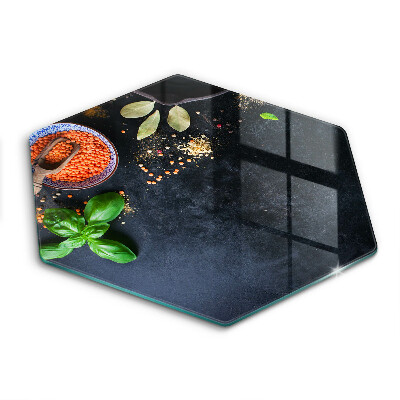 Tagliere in vetro temperato Ciotole di spezie