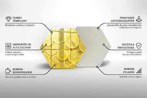 Tagliere in vetro Frutto di limone