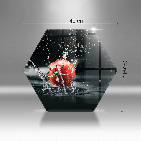 Tagliere in vetro temperato Pomodoro in acqua