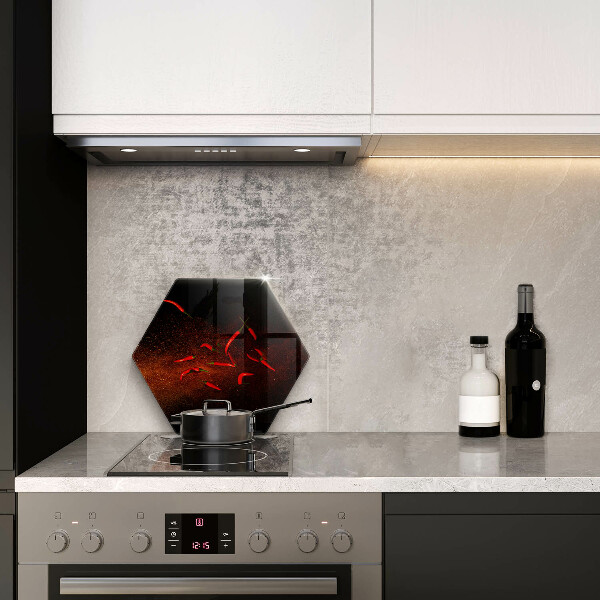 Tagliere in vetro temperato Peperoncini piccanti