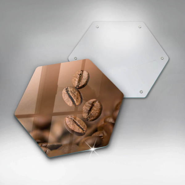 Tagliere in vetro temperato Chicchi di caffè