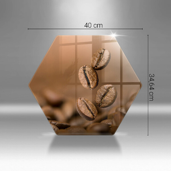 Tagliere in vetro temperato Chicchi di caffè