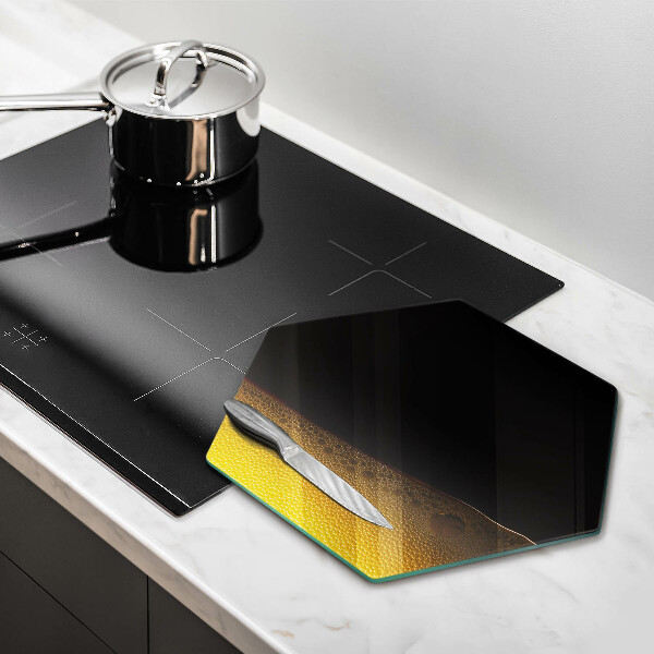 Tagliere in vetro temperato Birra gassata