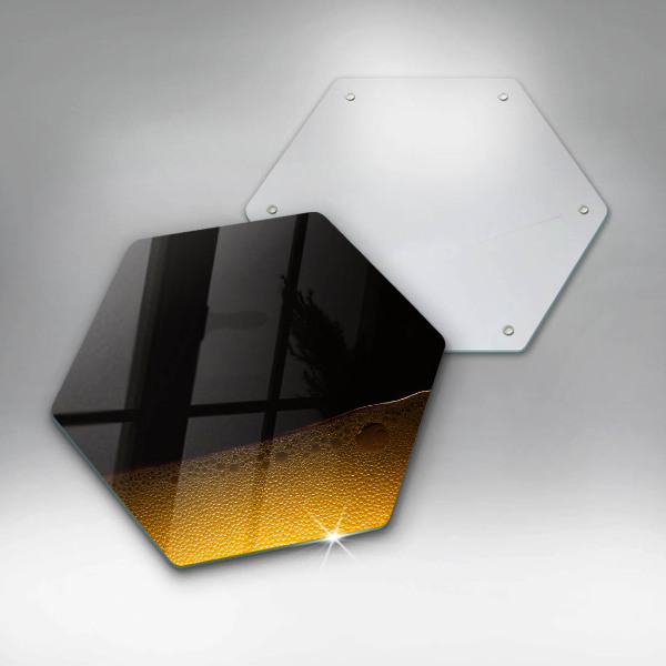 Tagliere in vetro temperato Birra gassata