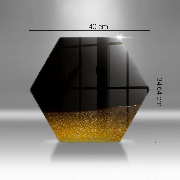 Tagliere in vetro temperato Birra gassata