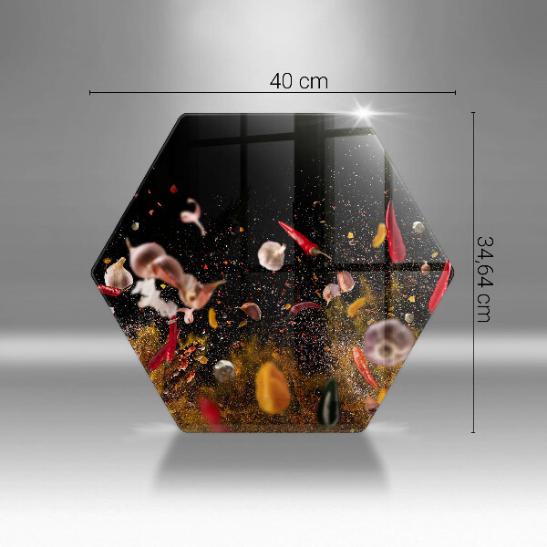 Tagliere in vetro temperato Spezie piccanti