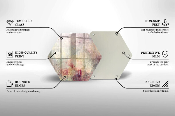 Tagliere in vetro Fondo di struttura della vernice