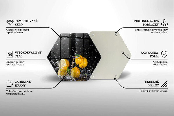 Tagliere in vetro Succoso frutto di limone