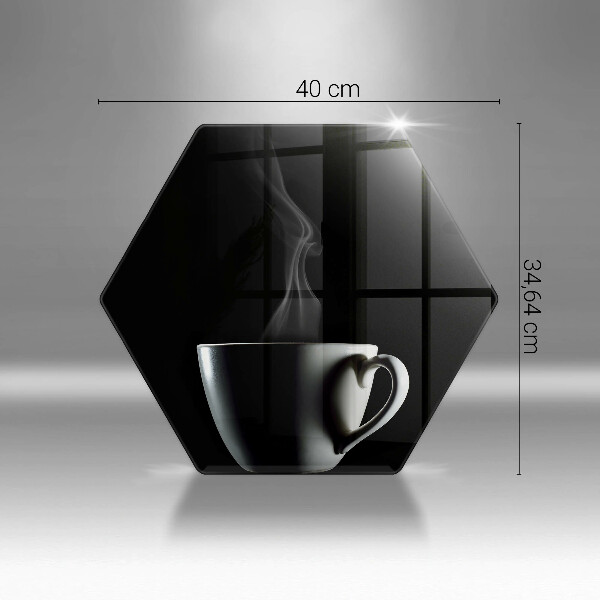 Tagliere in vetro Una tazza di tè