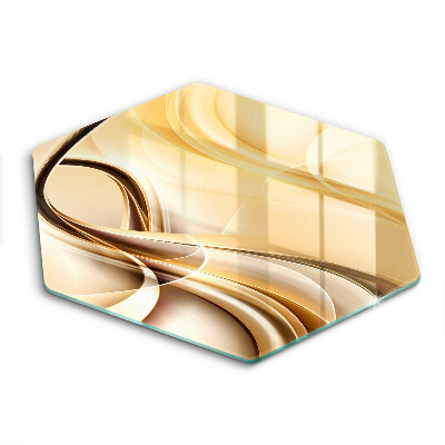 Tagliere in vetro Astrazione del fumo