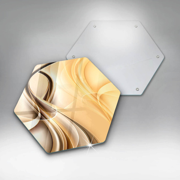 Tagliere in vetro Astrazione del fumo