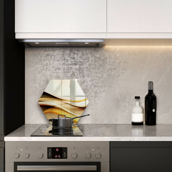 Tagliere in vetro Linee di fumo astratte