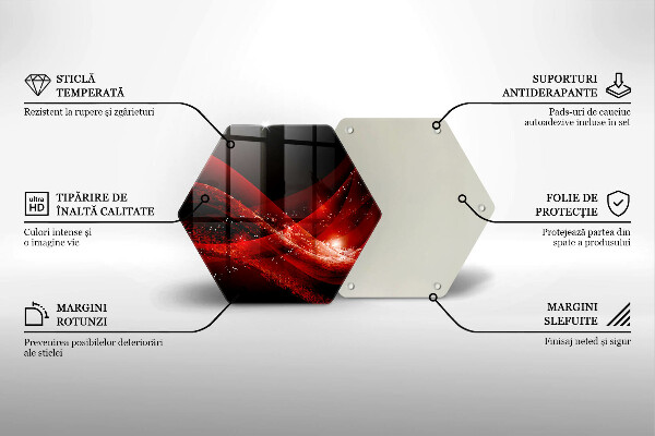 Tagliere in vetro Astrazione moderna