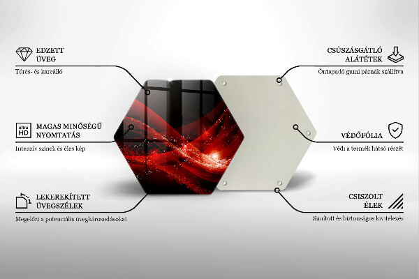 Tagliere in vetro Astrazione moderna