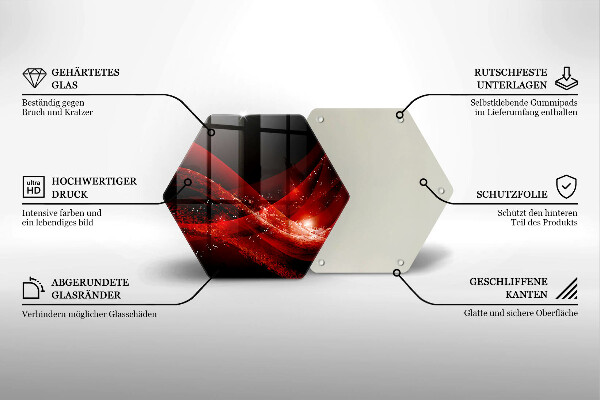 Tagliere in vetro Astrazione moderna