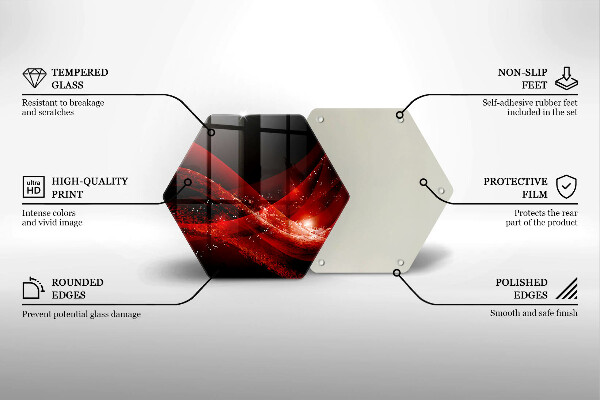 Tagliere in vetro Astrazione moderna