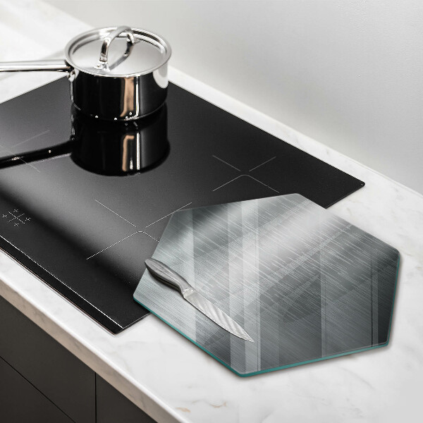 Tagliere in vetro Struttura del metallo