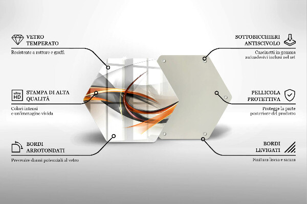 Tagliere in vetro Forme moderne