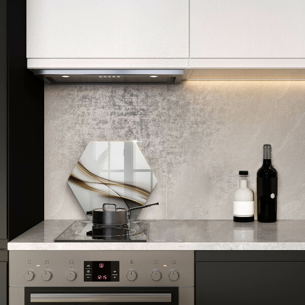 Tagliere in vetro Astrazione di linee morbide