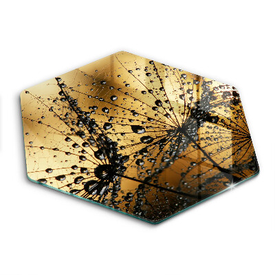 Tagliere in vetro Rugiada e denti di leone