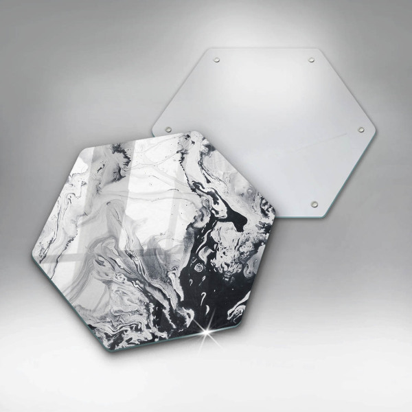 Tagliere in vetro Astrazione dell'inchiostro