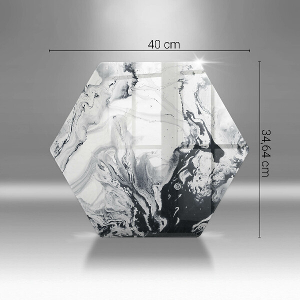 Tagliere in vetro Astrazione dell'inchiostro