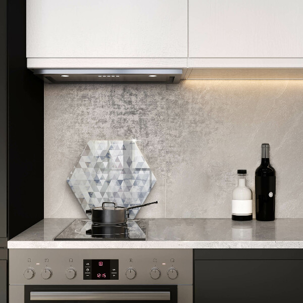 Tagliere in vetro Modello triangoli