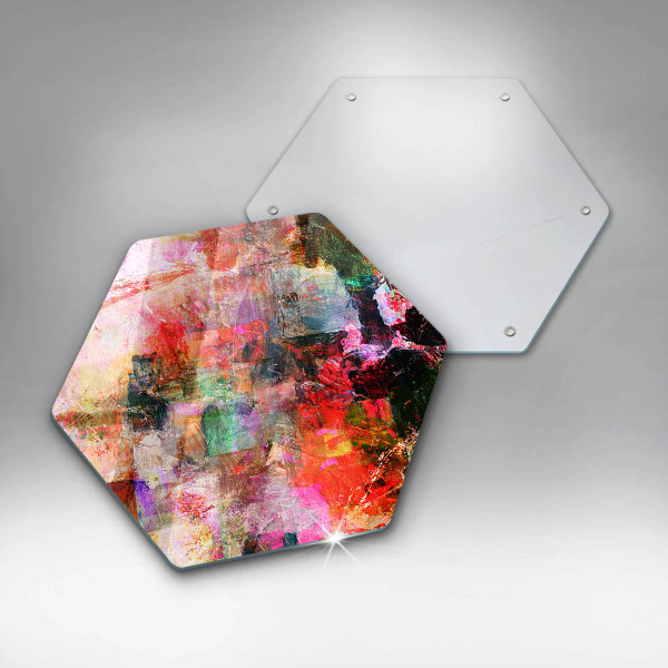 Tagliere in vetro Dipingi l'astrazione