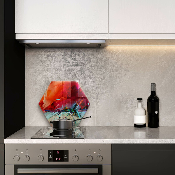 Tagliere in vetro temperato Astrazione dipinta