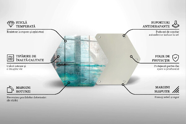 Tagliere in vetro Dipinga lo sfondo di astrazione