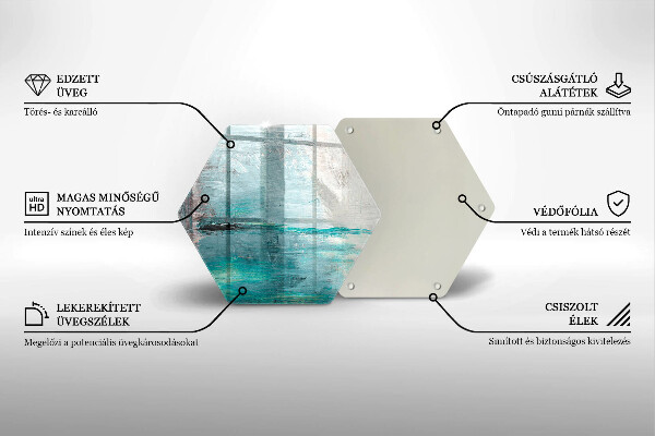 Tagliere in vetro Dipinga lo sfondo di astrazione