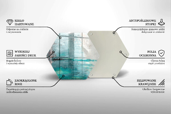 Tagliere in vetro Dipinga lo sfondo di astrazione