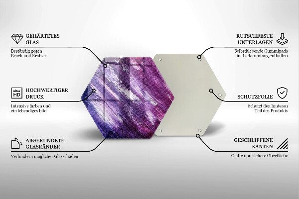 Tagliere in vetro Dipingi l'astrazione