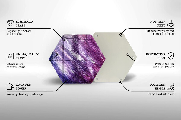 Tagliere in vetro Dipingi l'astrazione