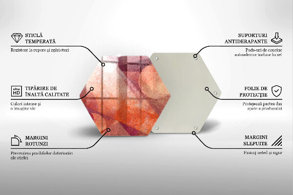 Tagliere in vetro Arte astratta