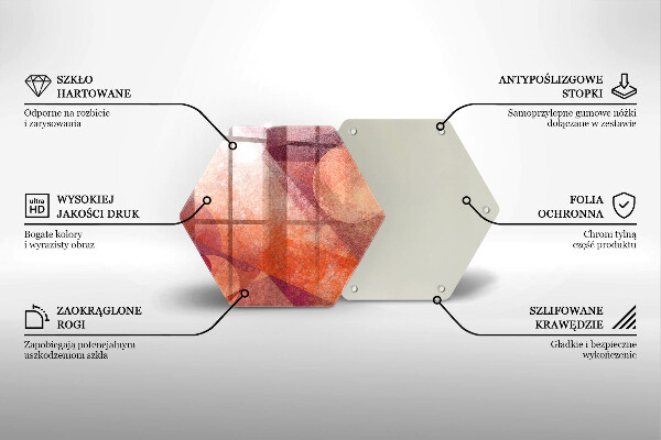 Tagliere in vetro Arte astratta