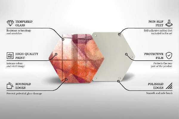 Tagliere in vetro Arte astratta