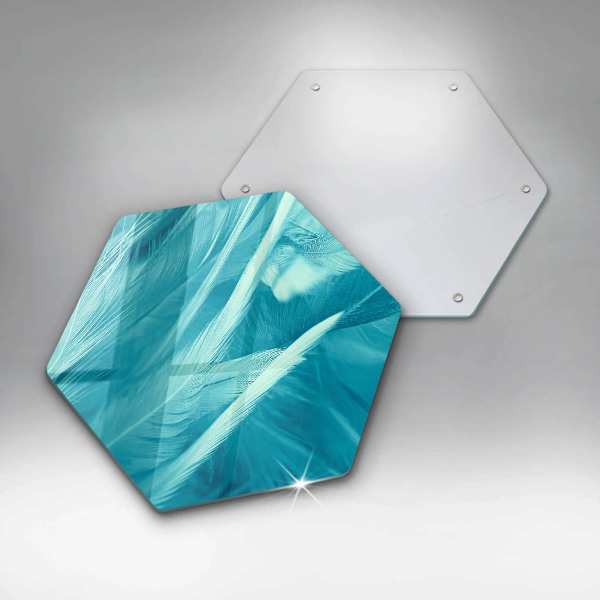 Tagliere in vetro Piume delicate