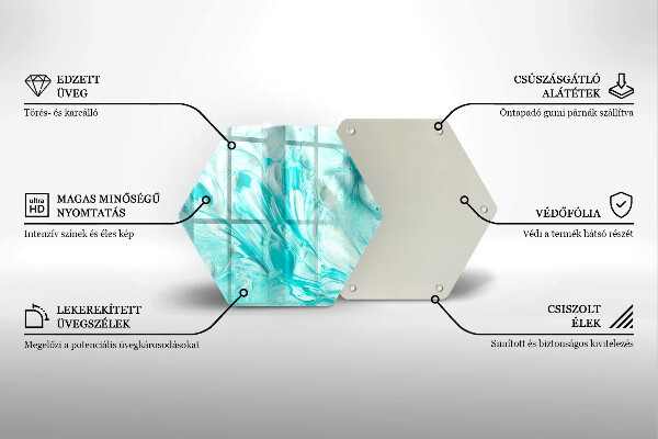 Tagliere in vetro Pitture astratte
