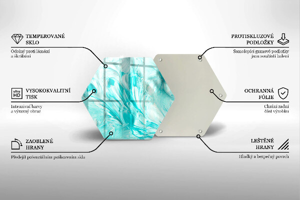 Tagliere in vetro Pitture astratte