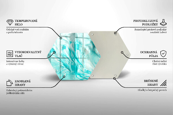 Tagliere in vetro Pitture astratte