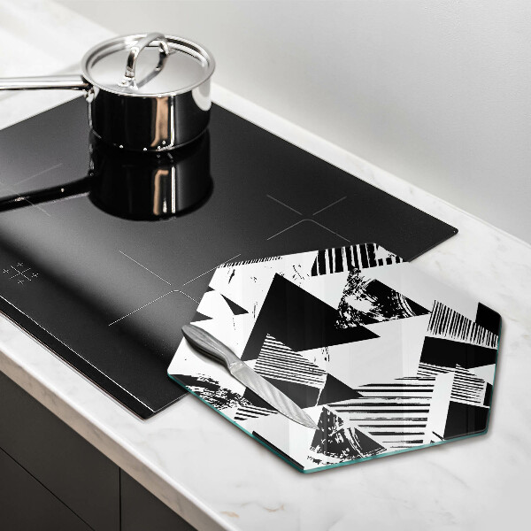 Tagliere in vetro Triangoli geometrici