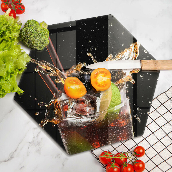 Tagliere in vetro Bere con ghiaccio