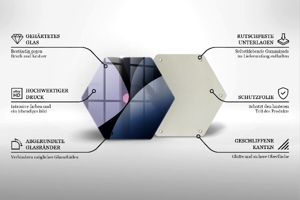 Tagliere in vetro Forme astratte