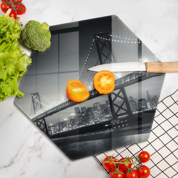 Tagliere in vetro Ponte Benjamin Franklin